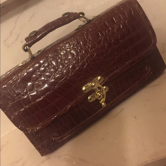 1950s true unique vintage boxy gator pinup bag♥️ - Picture 7 of 8